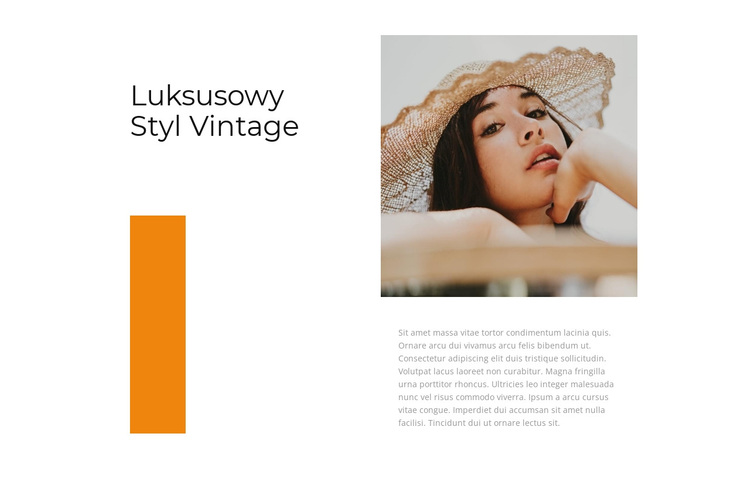 Zabytkowy styl Motyw WordPress