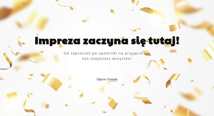 Impreza zaczyna się tutaj Motyw WordPress