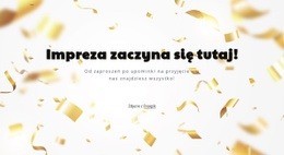 Impreza Zaczyna Się Tutaj Projekt Strony Internetowej