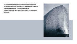 Архитектура Необычная – Профессиональный Одностраничный Шаблон