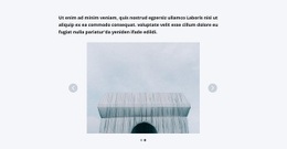 Mimari Ile Kaydırıcı Için Önyükleme HTML'Si