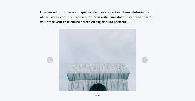 Slider with architecture Website Design