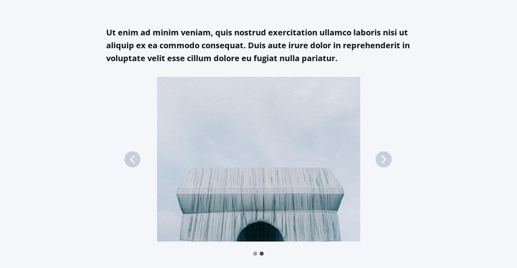 Slider with architecture Wix Template Alternative