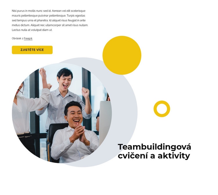Teambuildingová cvičení a aktivity Webový design