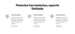 Potentes Herramientas Y Soporte - Descarga De Plantilla HTML