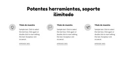 HTML De Arranque Para Potentes Herramientas Y Soporte