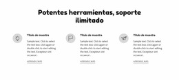 Potentes Herramientas Y Soporte - Descarga Gratuita De La Plantilla Joomla