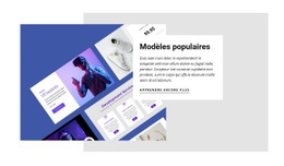 Page De Destination Premium Pour Modèles Populaires