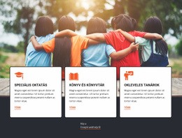 Nyári Tábori Oktatás - Egyszerű Webhelysablon