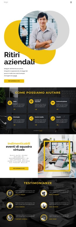 Ritiri Aziendali - HTML Designer