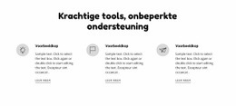 Krachtige Tools En Ondersteuning