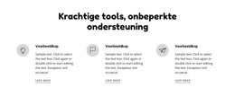 Krachtige Tools En Ondersteuning - Multifunctioneel WordPress-Thema