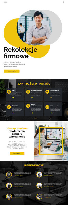 Rekolekcje Firmowe - Niesamowity Motyw WordPress