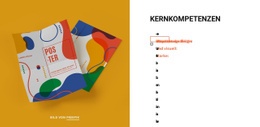 Kernkompetenzen Des Designstudios - Kostenlose Website-Vorlage