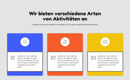 Farbige Spalten Mit Merkmalen – Bestes Joomla-Template