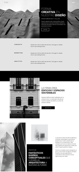 Arquitectura De Concepto Creativo - Hermoso Tema De WordPress