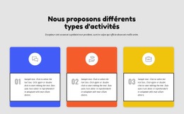 Colonnes Colorées D'Objets - Créateur De Sites Web Réactifs