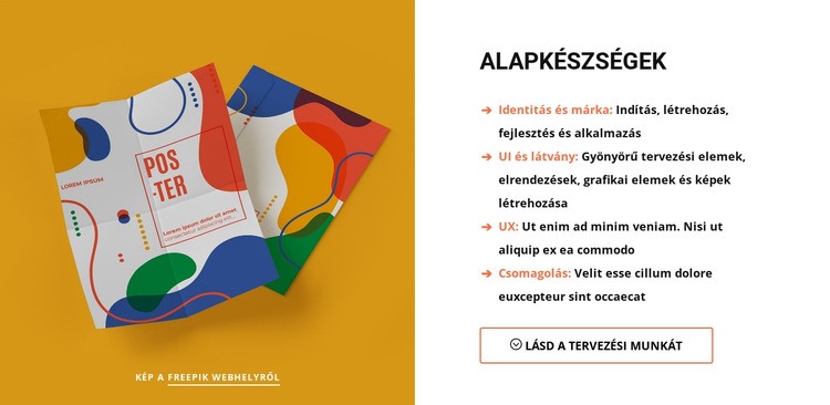 A Design Studio alapvető készségei CSS sablon