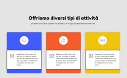 Mockup Di Sito Web Esclusivo Per Colonne Colorate Di Caratteristiche