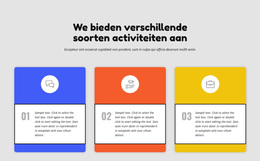 Gekleurde Kolommen Met Functies - Gratis Download Van WordPress-Thema