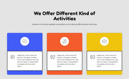 Exclusive Website Mockup For Colored Columns