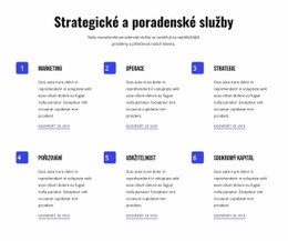 Strategické A Agilní Služby – Kód Šablony HTML