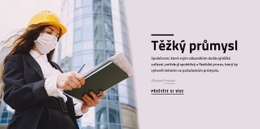 Těžká Průmyslová Společnost – Šablona HTML A CSS