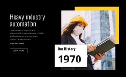 Heavy Industry Automation Store Template