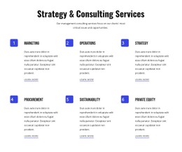 Strategy And Agile Services Landing Page Template