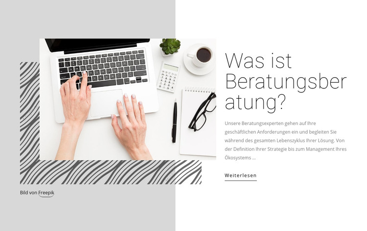 Beratung HTML-Vorlage