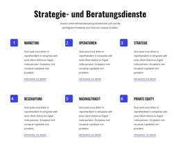 Das Beste Website-Design Für Strategie Und Agile Dienstleistungen