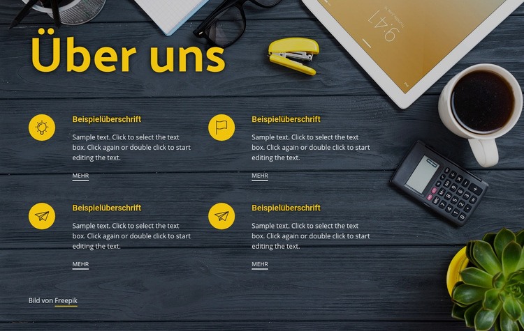 Beratung für ein effektives Geschäft Landing Page