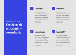 Diseño Más Creativo Para Servicios De Estrategia Y Consultoría