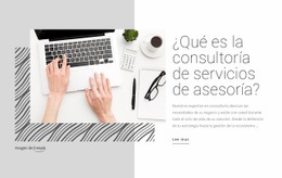 Servicios De Consultoría Consultiva - Maqueta De Sitio Web Gratuita