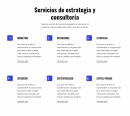 Página De Inicio Del Sitio Web Para Estrategia Y Servicios Ágiles