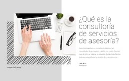 Servicios De Consultoría Consultiva Plantilla De Sitio Web CSS Gratuita