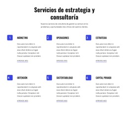 Estrategia Y Servicios Ágiles Plantilla De Página De Destino