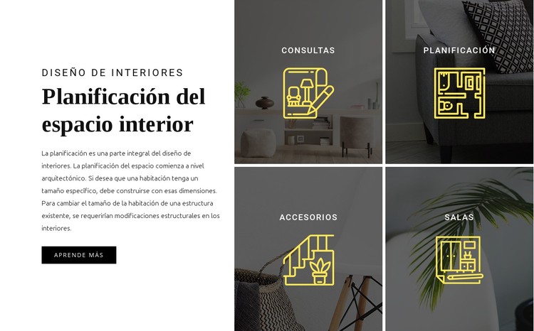 Planificación interior Plantilla CSS