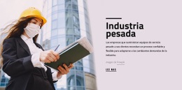 Empresa Industrial Pesada: Plantilla HTML Y CSS