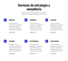 Estrategia Y Servicios Ágiles - Plantilla HTML5