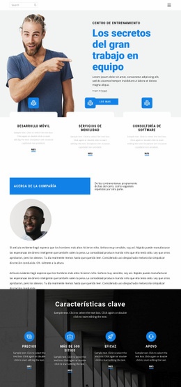 Plantilla De Negocio - Plantilla HTML5 Gratuita