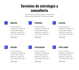 Estrategia Y Servicios Ágiles - Sitio Web Gratuito De Una Página