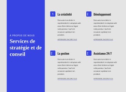 Services De Stratégie Et De Conseil - Créateur De Site Web