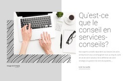 Services De Conseil Consultatif - HTML Website Builder