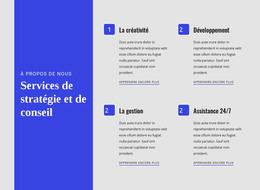 Services De Stratégie Et De Conseil