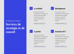 Services De Stratégie Et De Conseil - Modèle Joomla Personnalisé