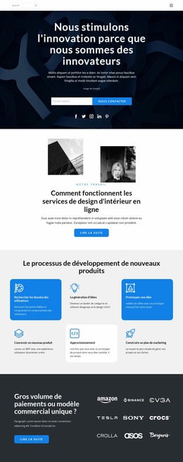 Innovation Au Travail - Modèle Joomla Professionnel Personnalisable