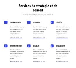 Stratégie Et Services Agiles - Site Web Gratuit D'Une Page