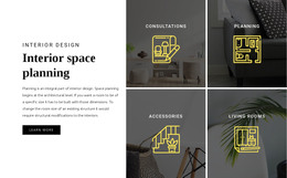 Css Template For Interior Planning