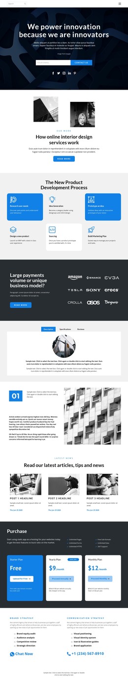 News HTML Templates | Nicepage